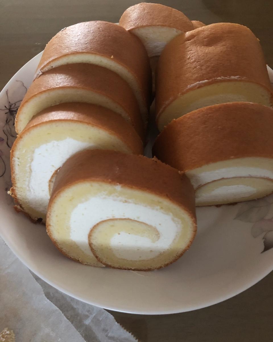 烫面戚风蛋糕卷，平凡，不平淡。
