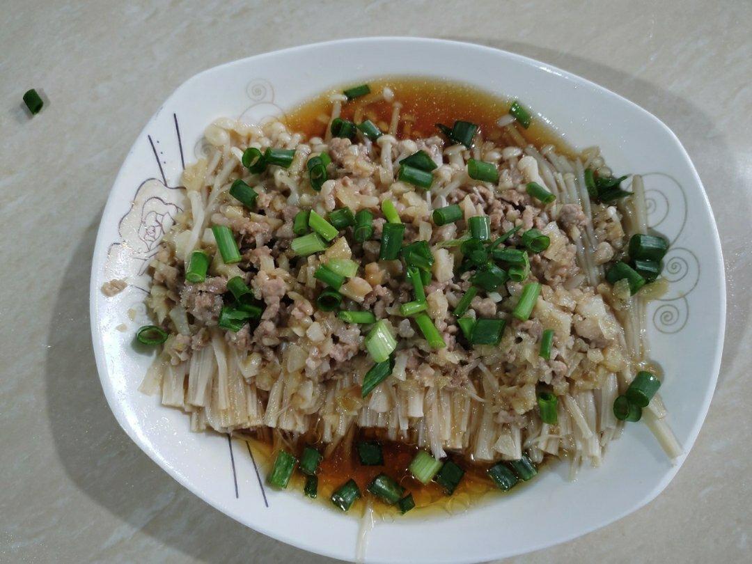蒜蓉蒸金针菇