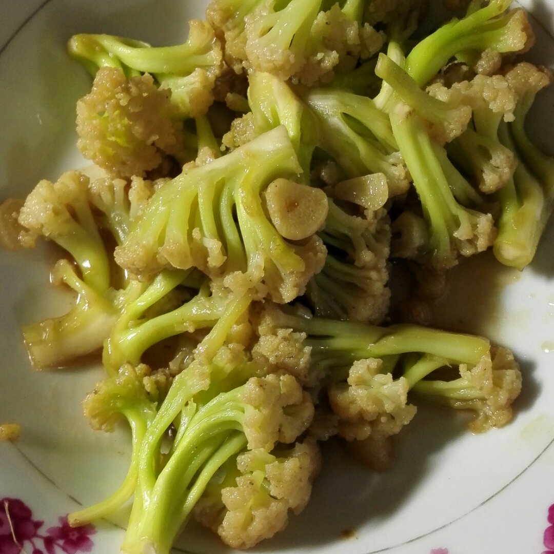 素烧菜花