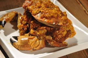 【变厨神】地道新加坡风味大餐 辣椒螃蟹的做法 步骤13