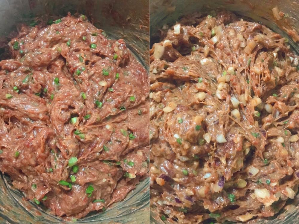 鲜美多汁的洋葱牛肉包子