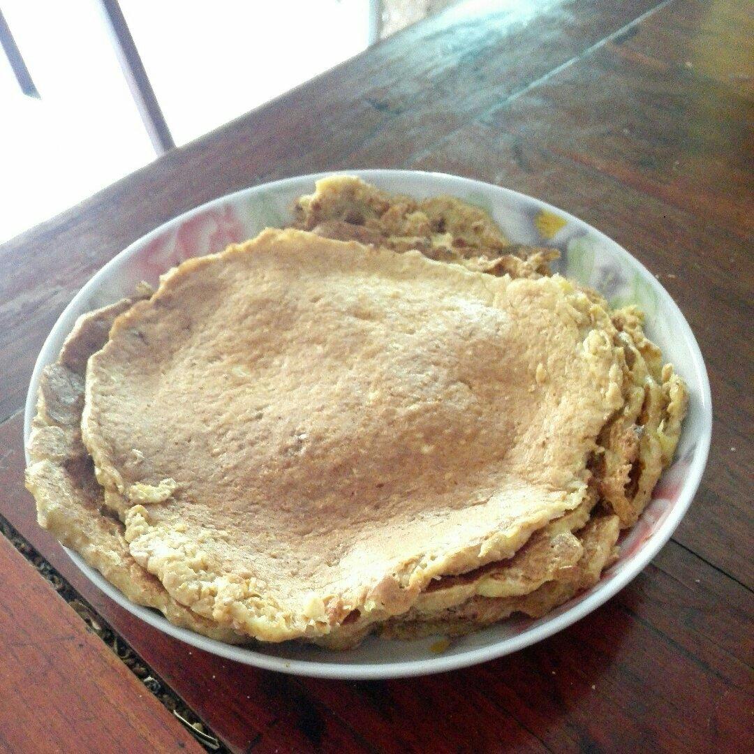 【减脂早餐】无油香蕉松饼（超简单）