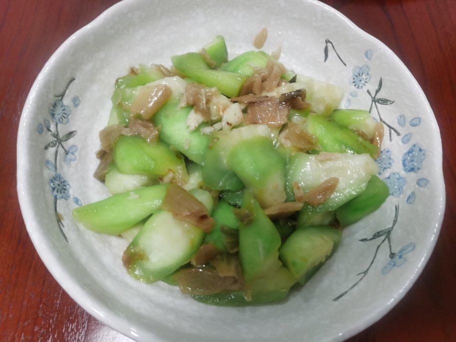 冬菜炒丝瓜