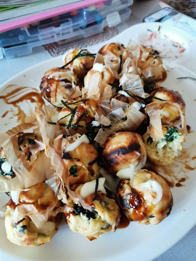 章鱼烧(章鱼小丸子)--简易版&升级版