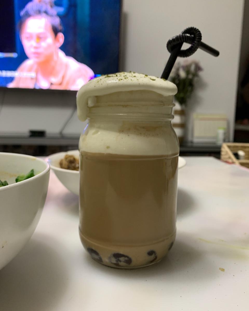 海盐芝士奶盖红茶