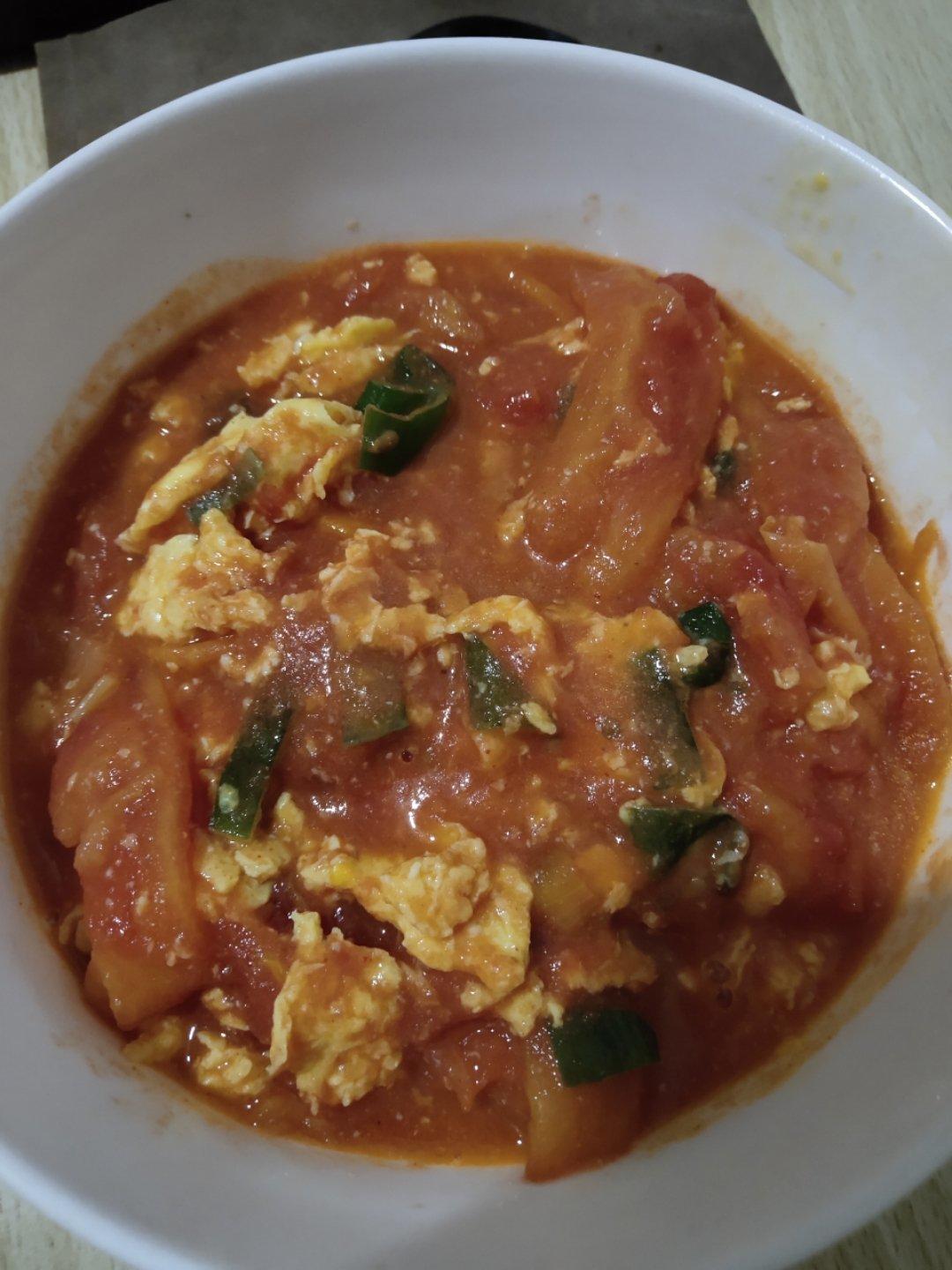 西红柿炒鸡蛋（嫩滑版）