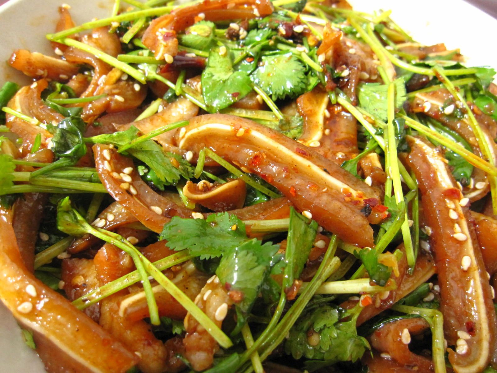 橙心橙意-做的凉拌猪耳朵