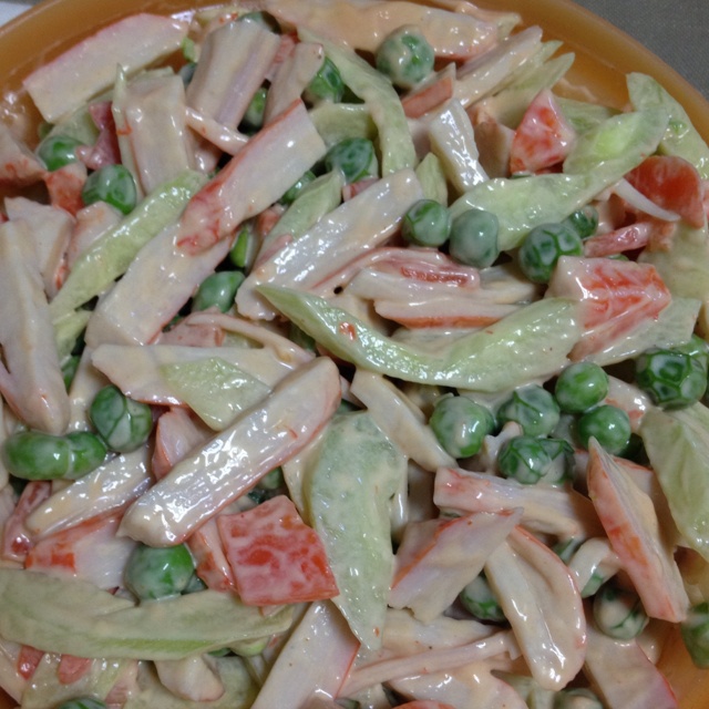 蟹肉土豆沙拉