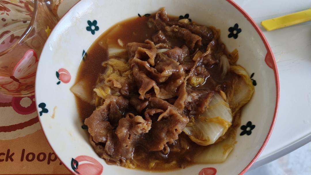 和风肥牛娃娃菜