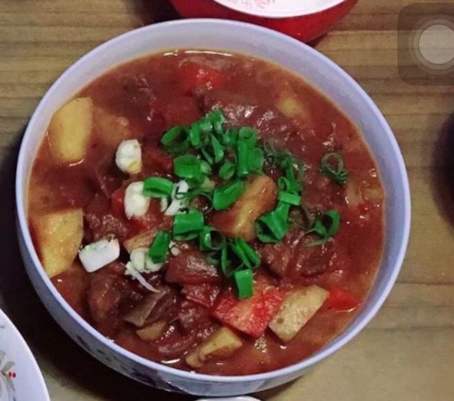 土豆炖牛肉