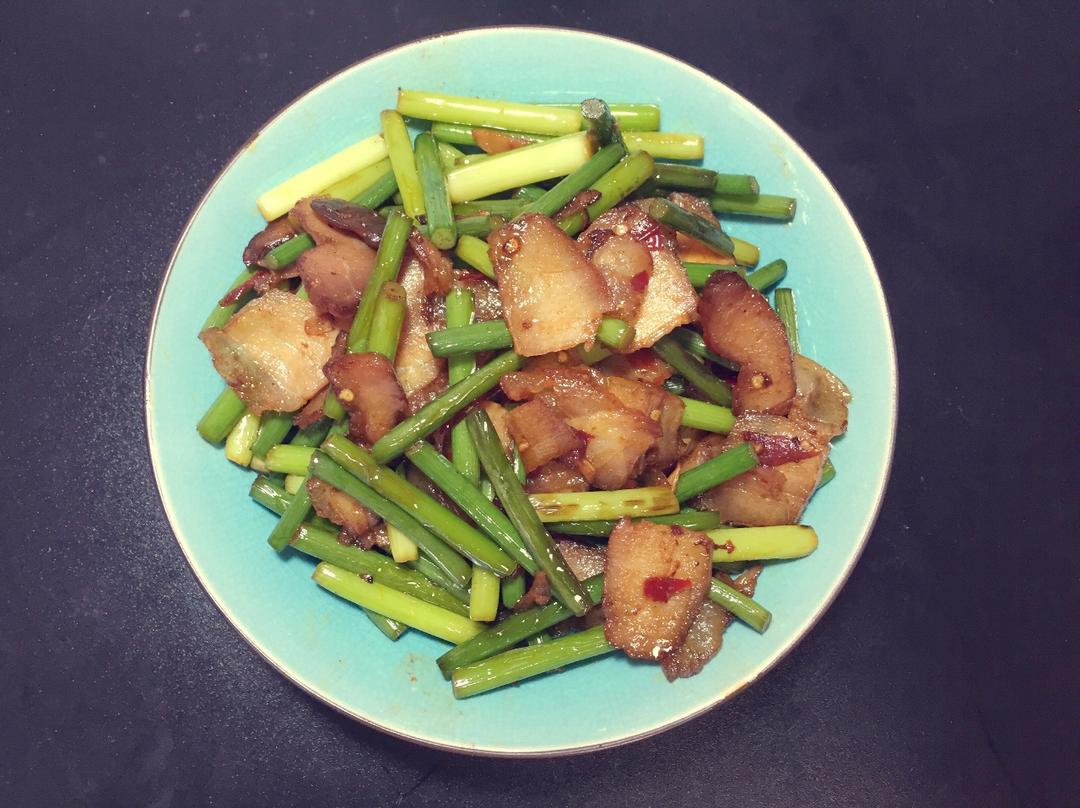 蒜苔炒肉