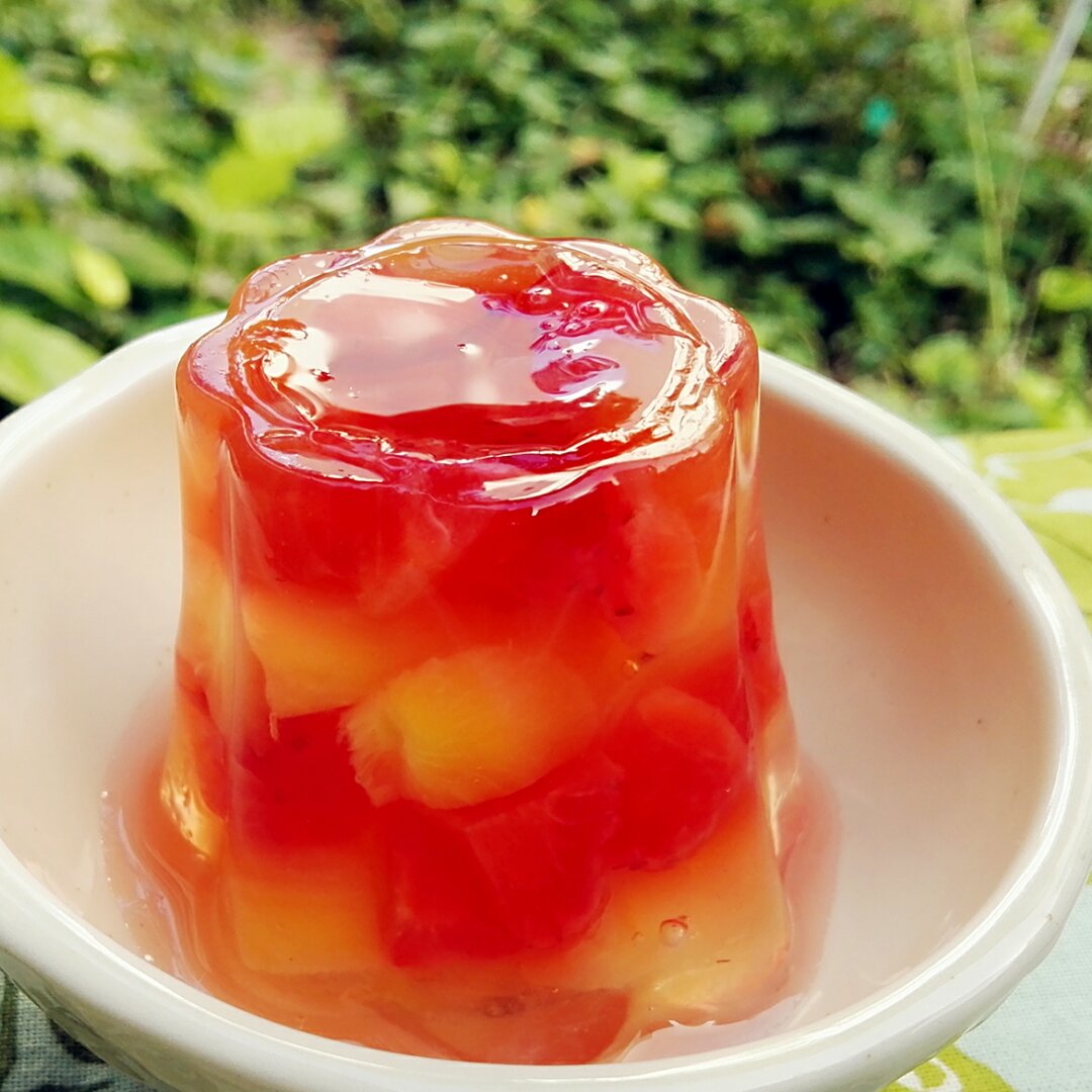 米妈煮意做的寒天果冻