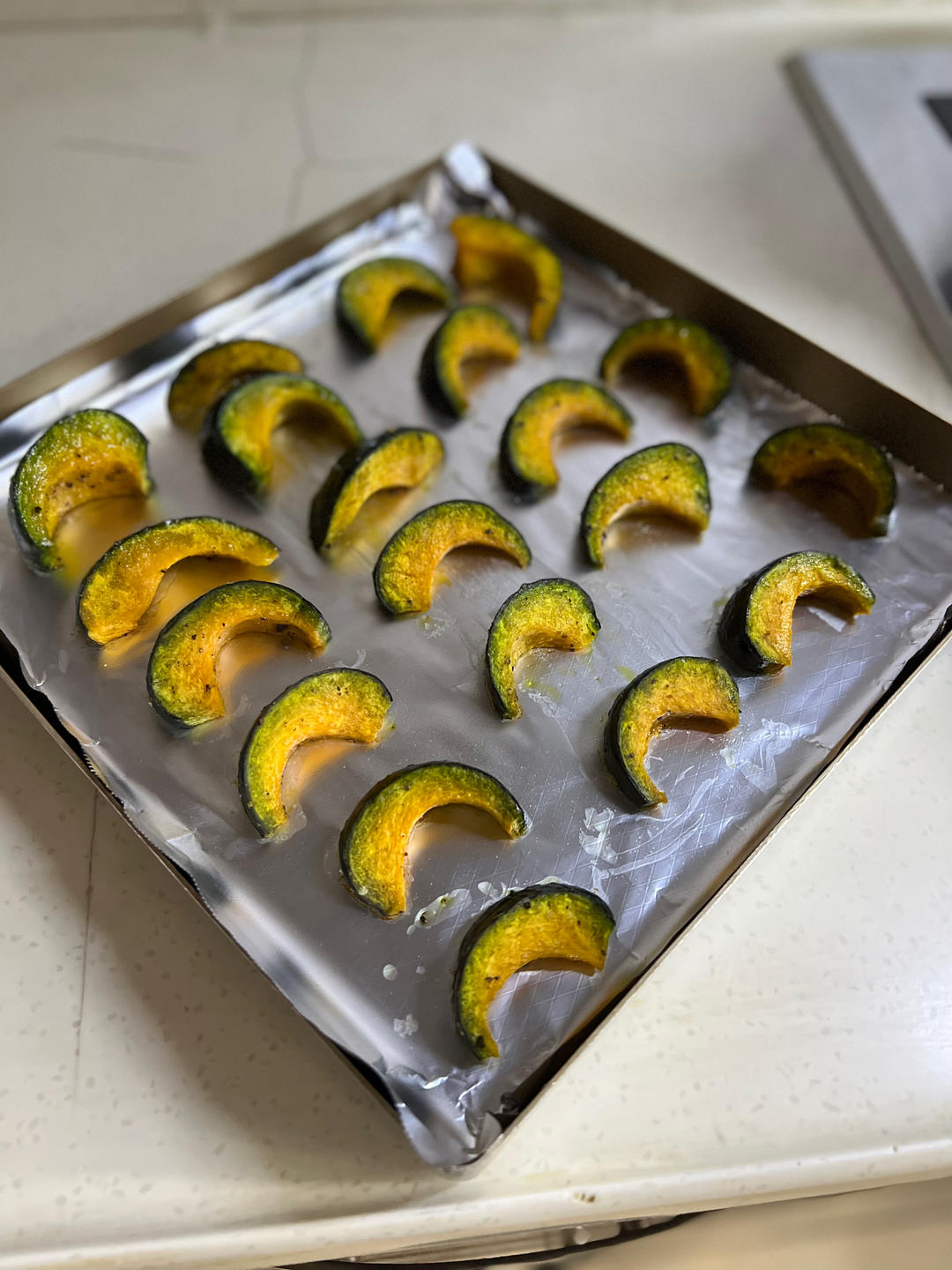 爆好吃❗️低脂烤南瓜！又甜又糯馋哭了