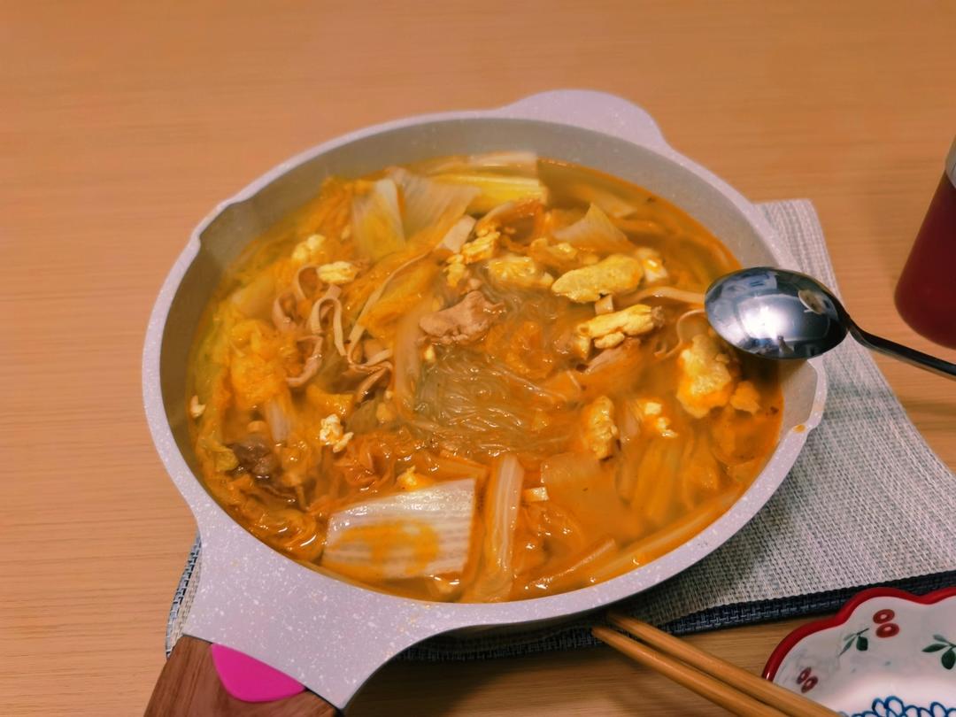 简易版“奶香”娃娃菜鸡蛋汤