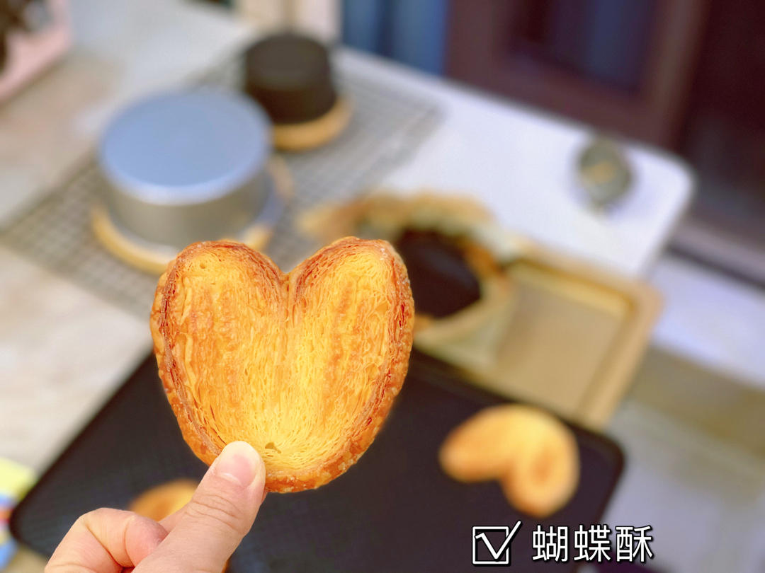 黑巧克力蝴蝶酥