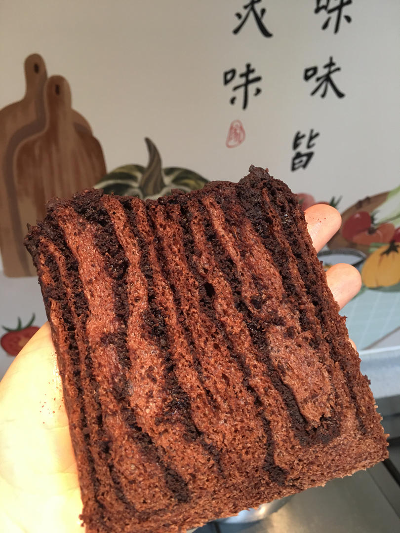 雪山巧克力吐司（水立方低糖吐司盒）