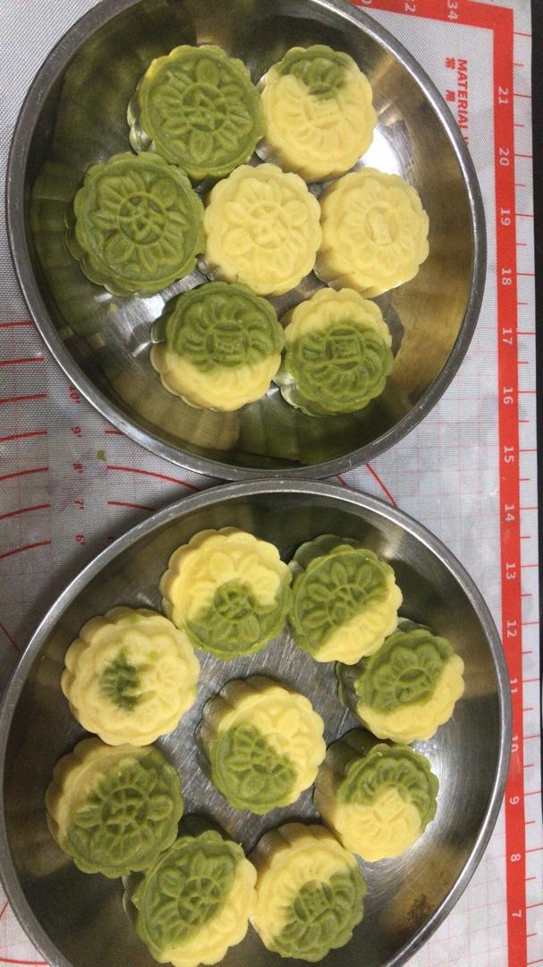 蔓越莓绿豆糕