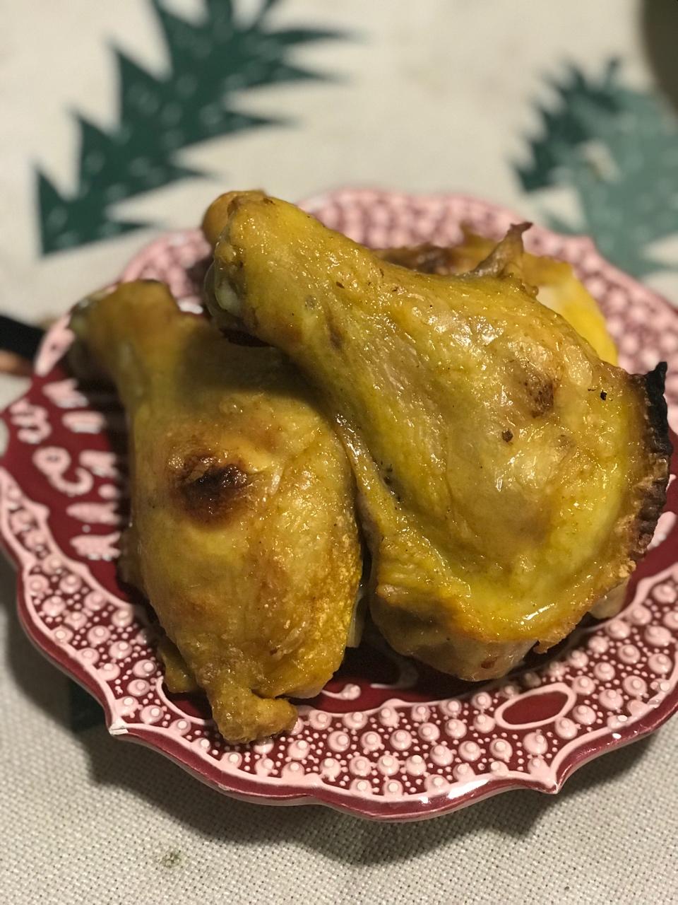 烤盐焗鸡（超简单！）