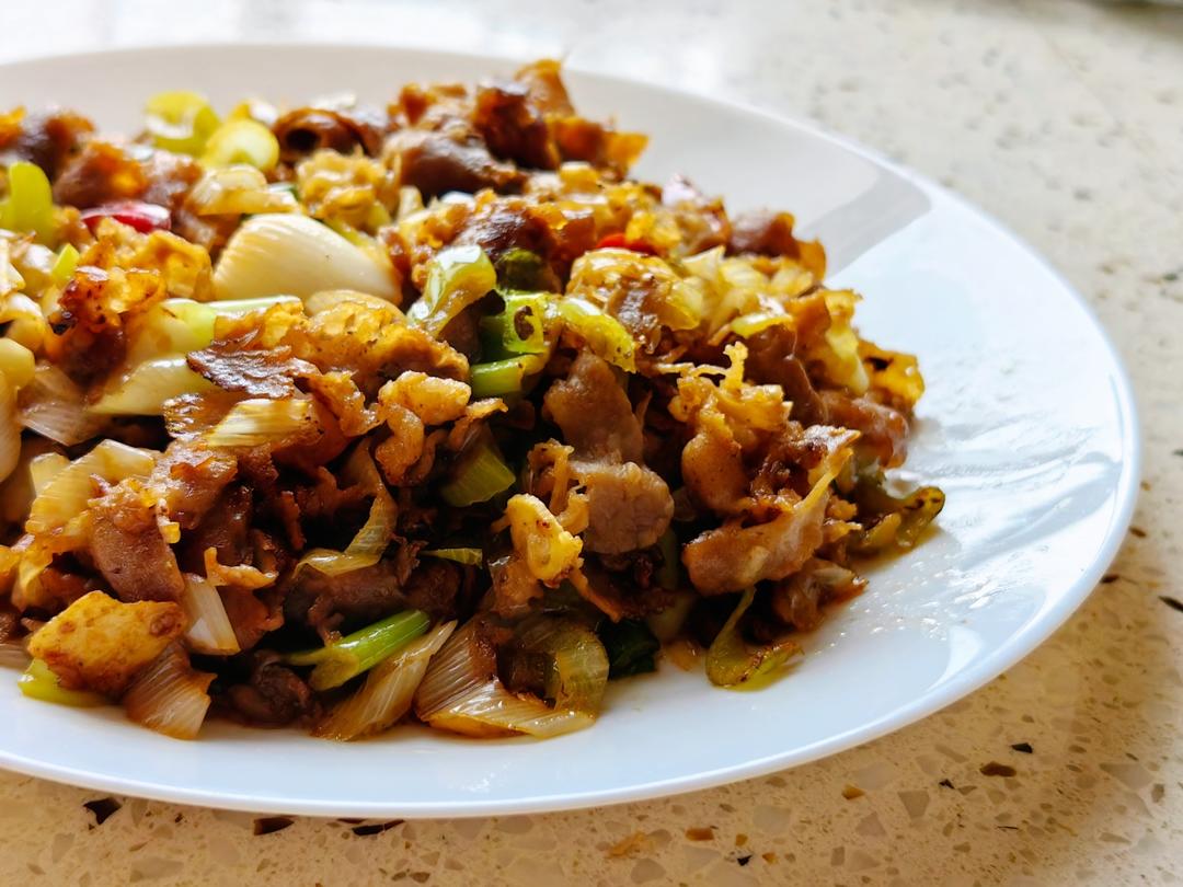 葱爆孜然牛肉卷