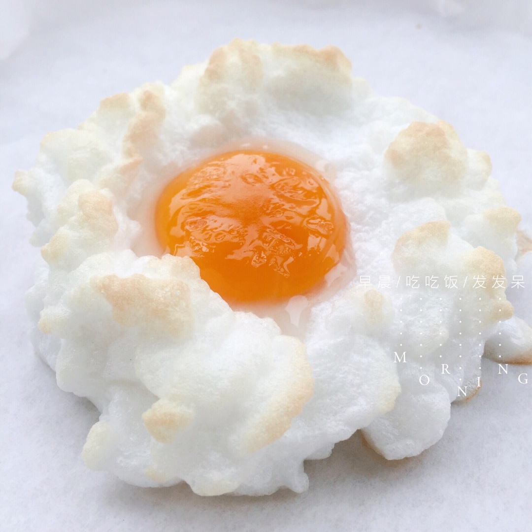 d小囧做的云朵蛋史上颜值最高的鸡蛋