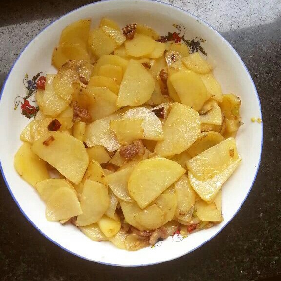 朴素的土豆片