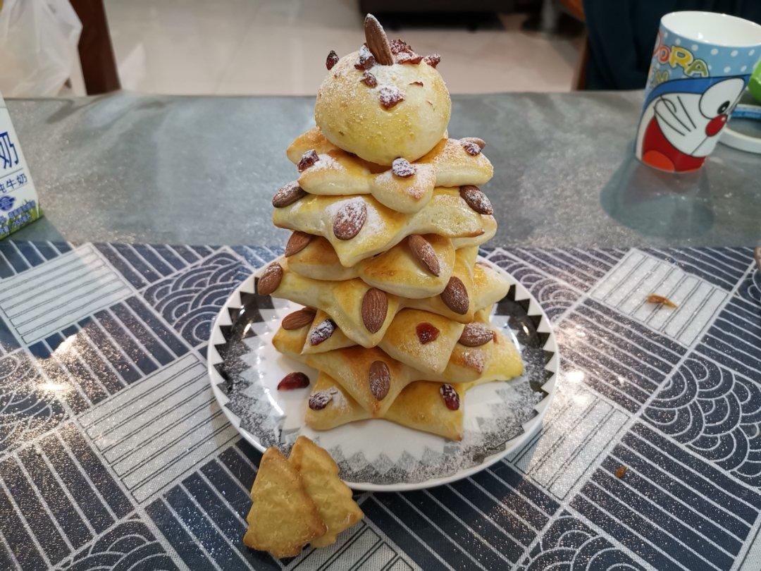 圣诞树面包