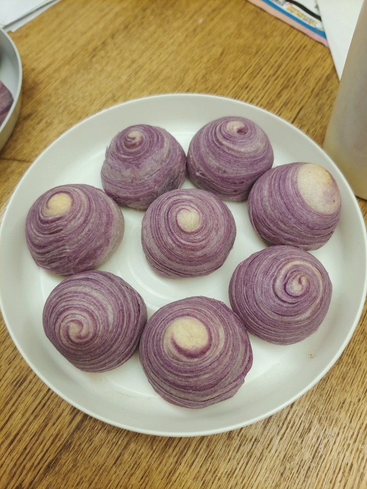 紫晶酥（香芋麻薯酥）的做法