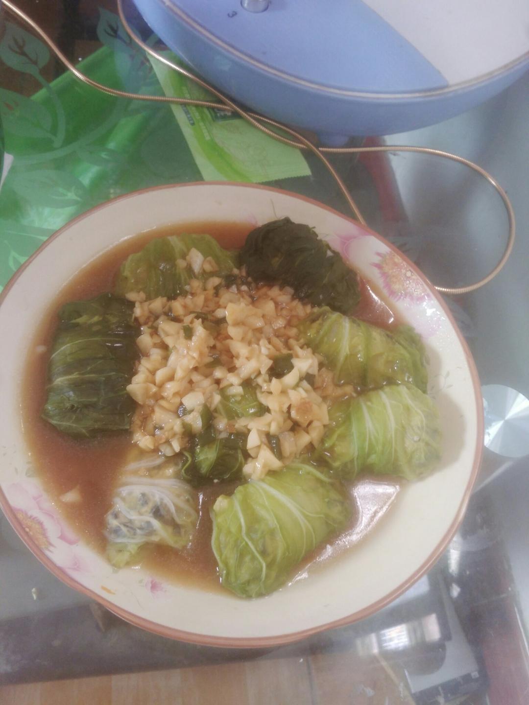肉酿白菜卷