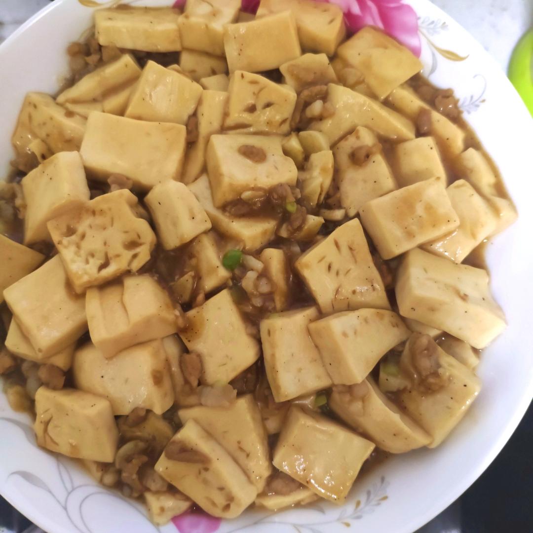 肉末嫩豆腐｜嫩滑口感爽口！这道快手菜超级下饭！！（减脂少油版）