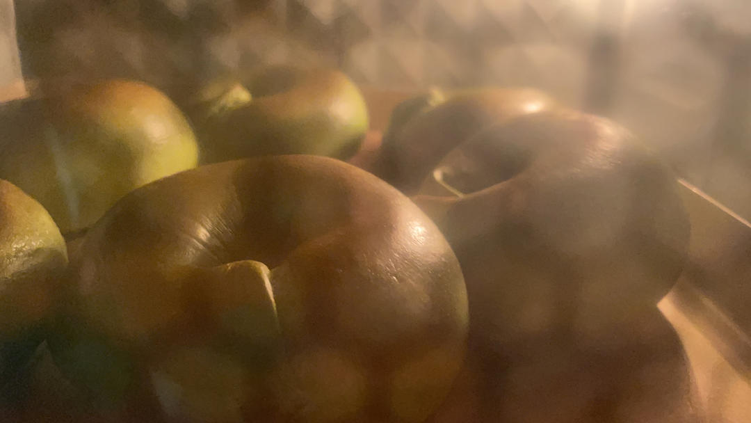 抹茶橙皮/蜜豆乳酪贝果🍵小清新甜美🍃烤箱