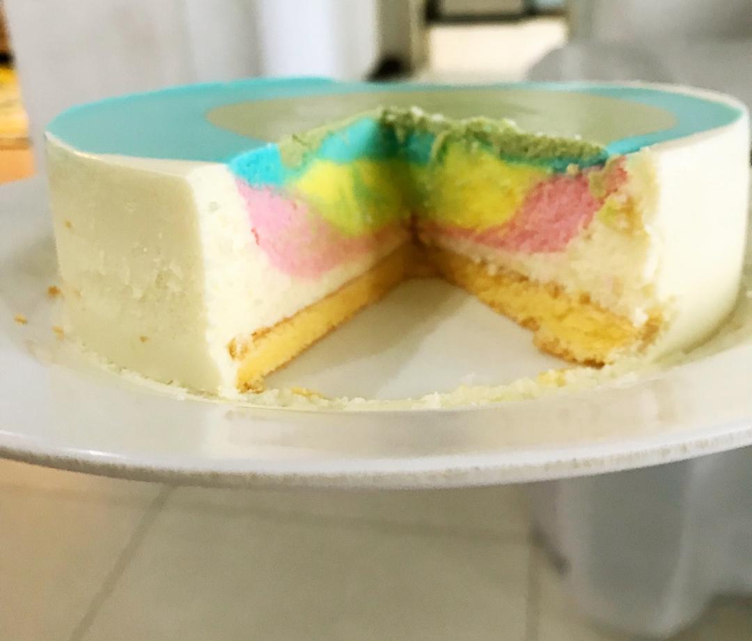 Bakingpie-彩虹慕斯蛋糕