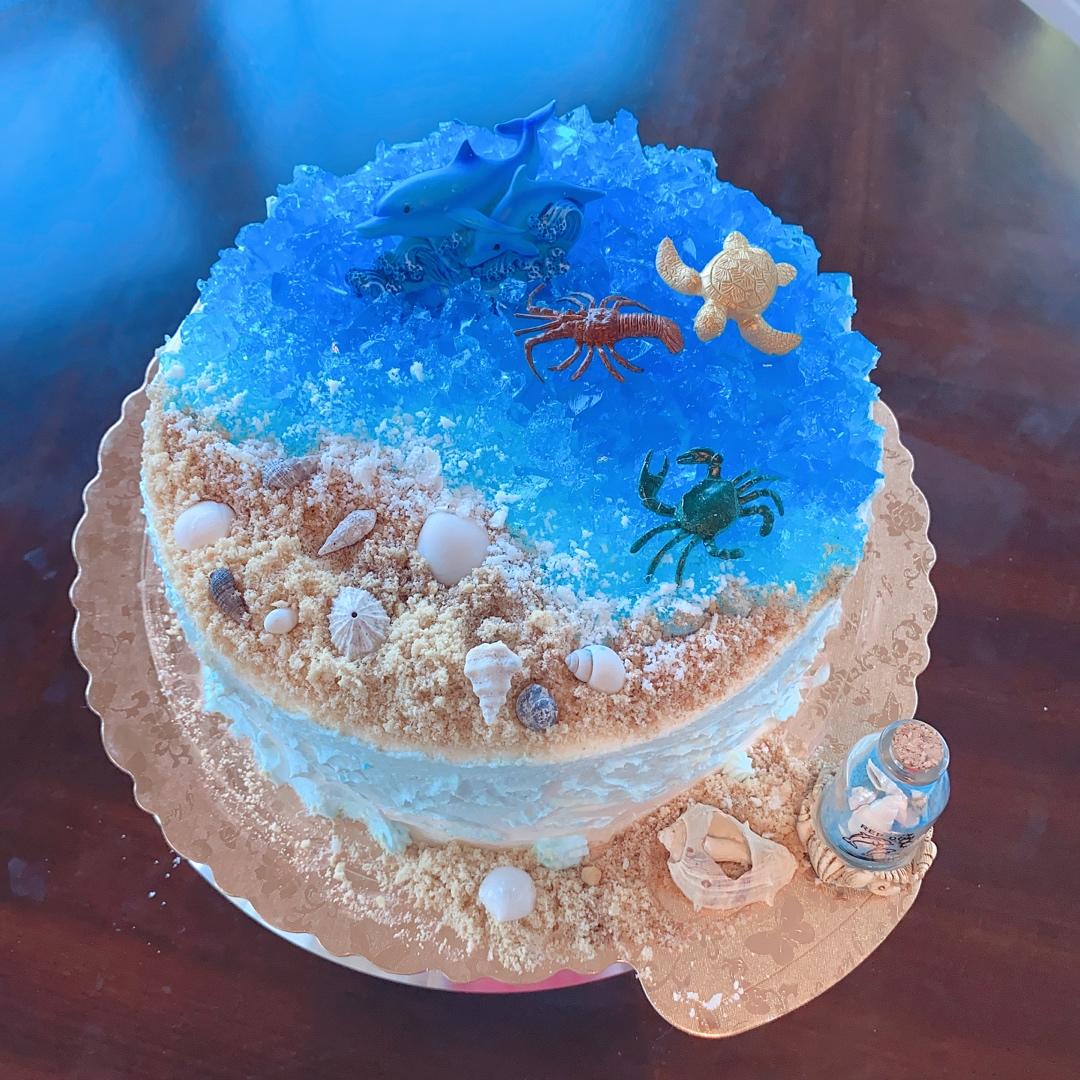 海洋酸奶慕斯蛋糕