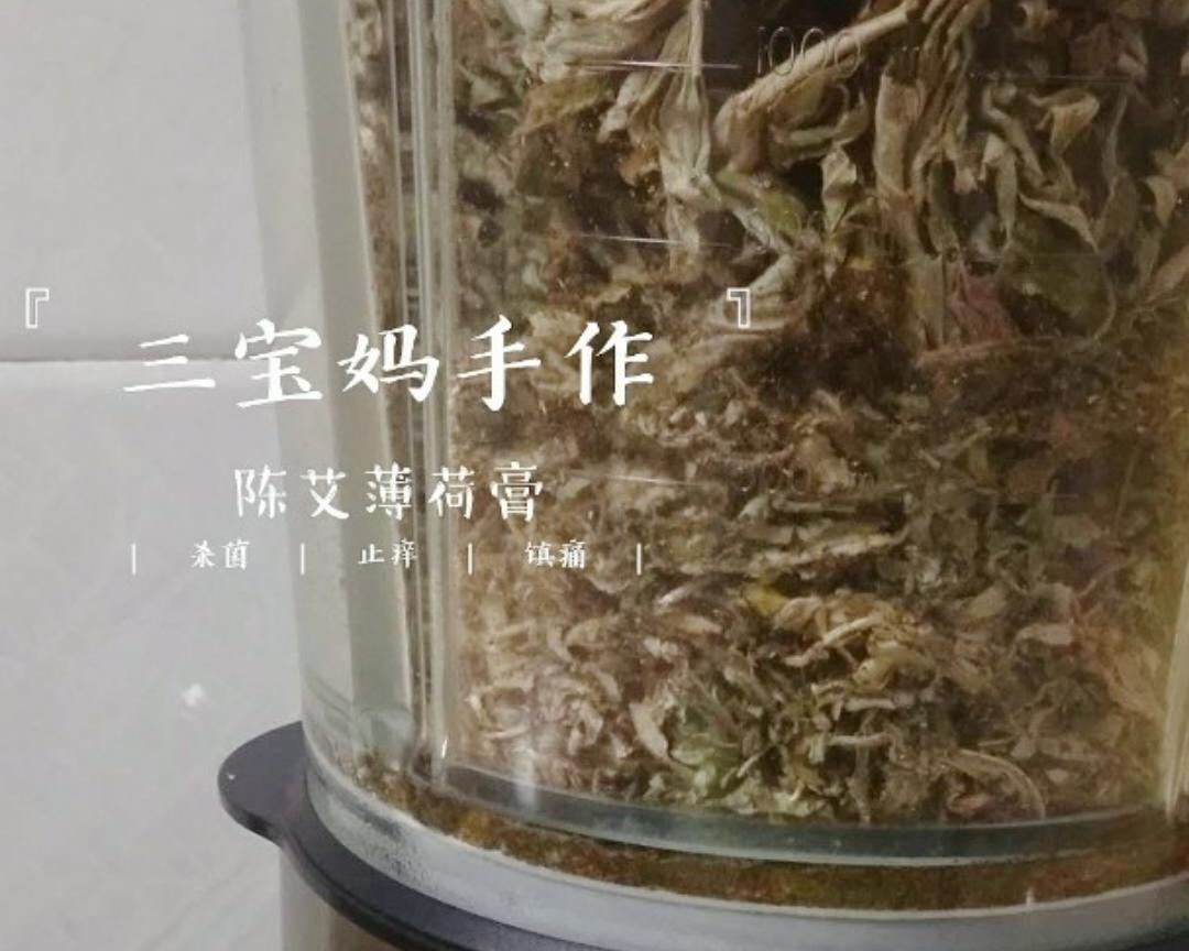 陈艾草薄荷膏的做法 步骤4