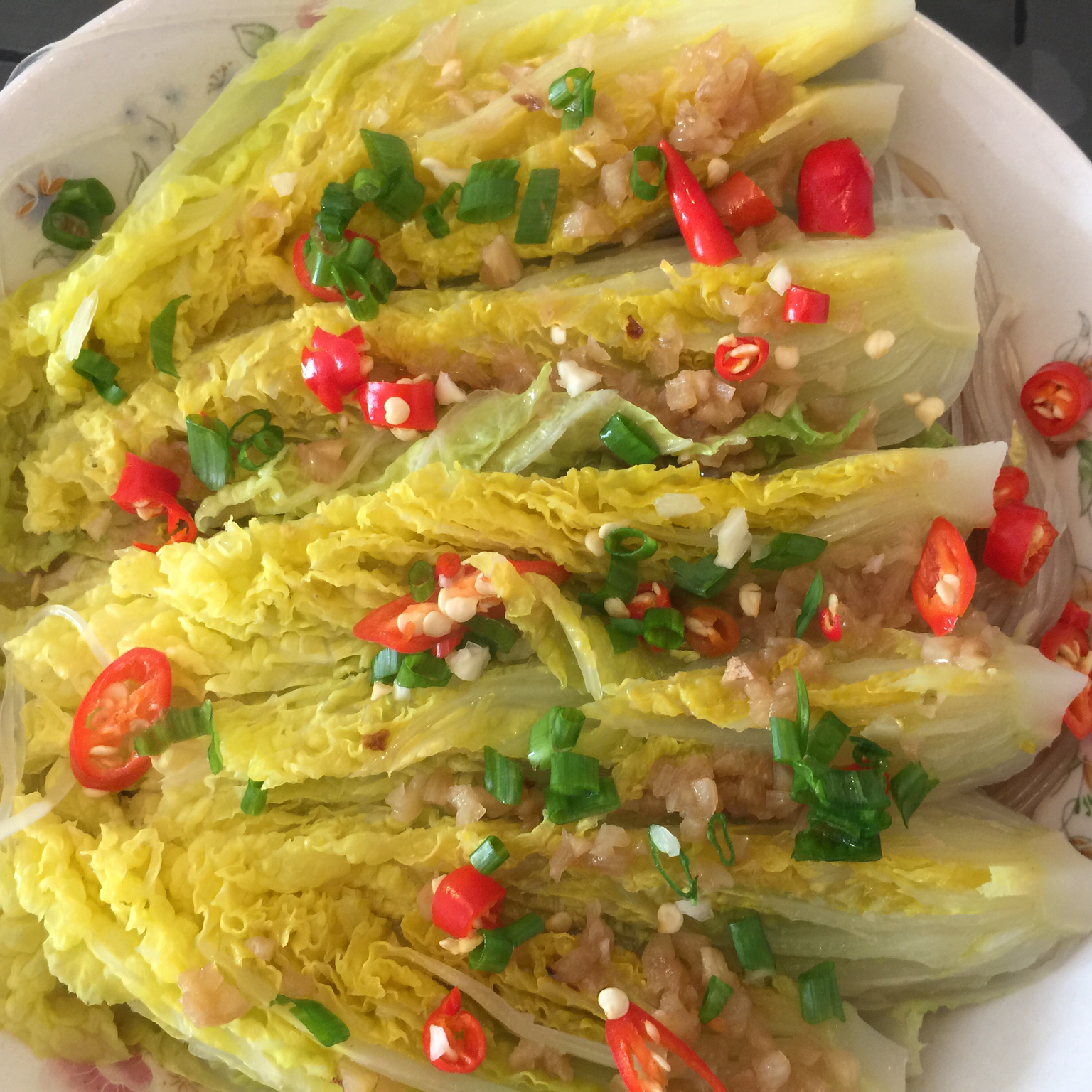蒜蓉粉丝蒸娃娃菜