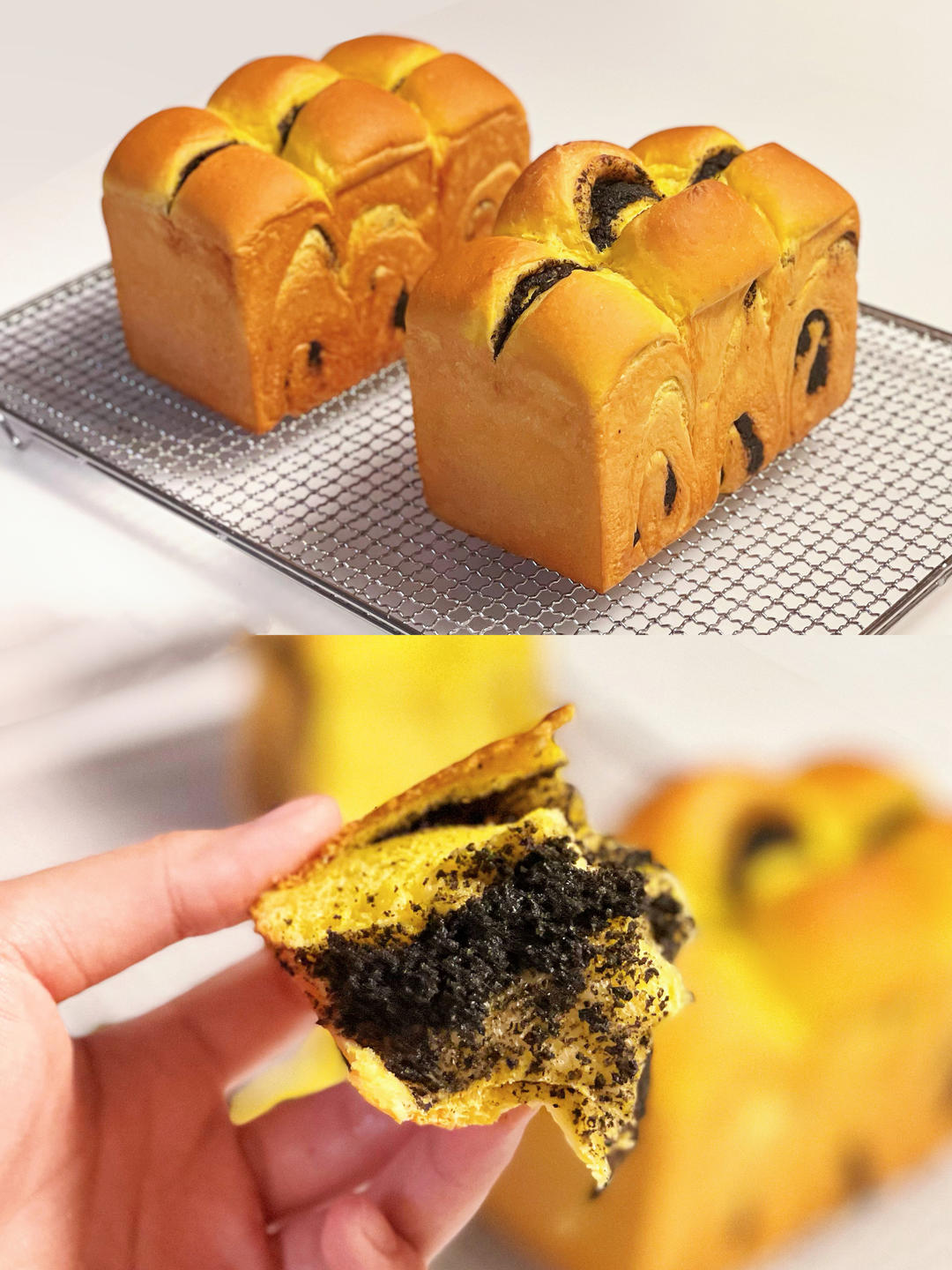 南瓜黑芝麻吐司