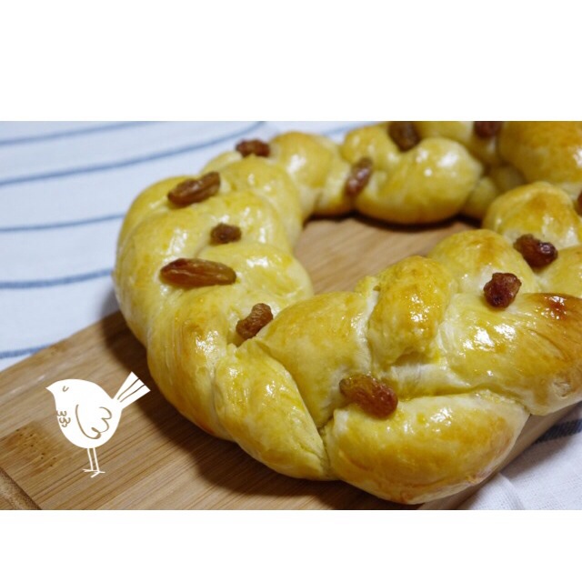 圣诞花环面包（爱和自由版）