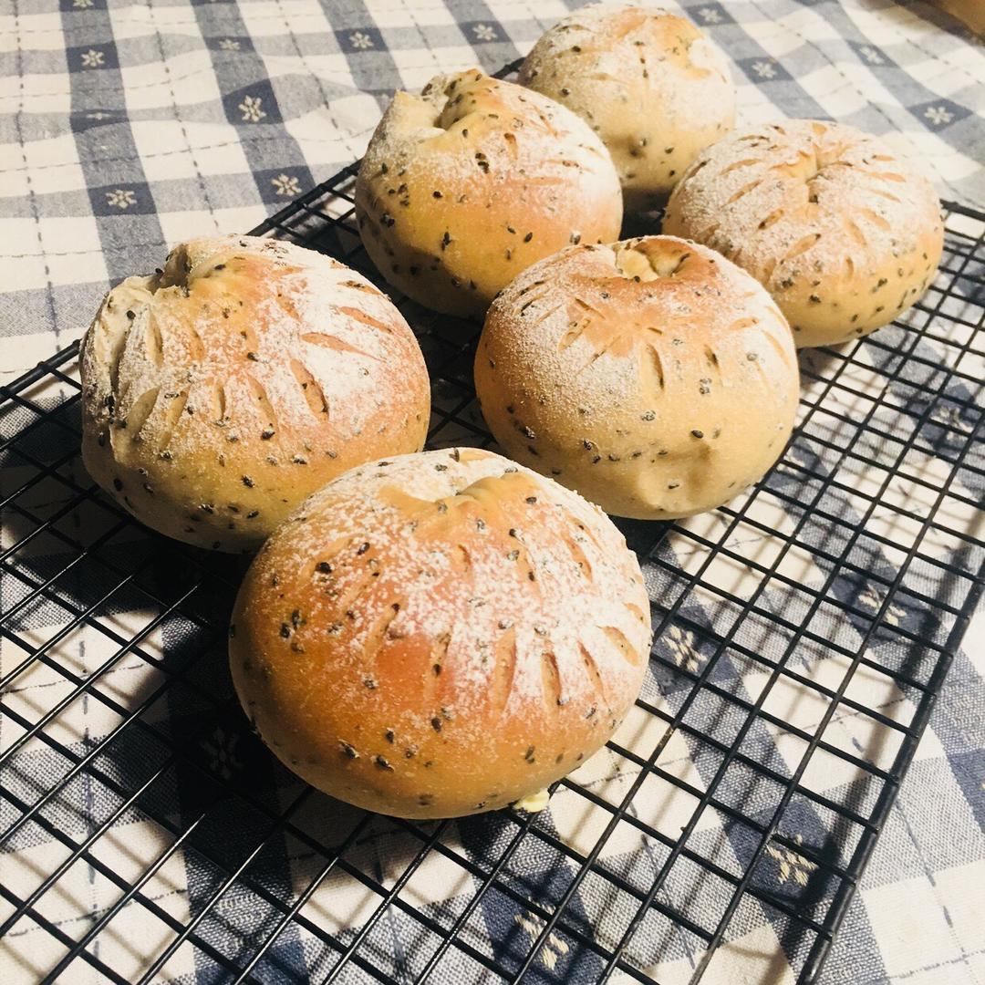 【低油少糖香喷喷】乳酪芝麻面包圈