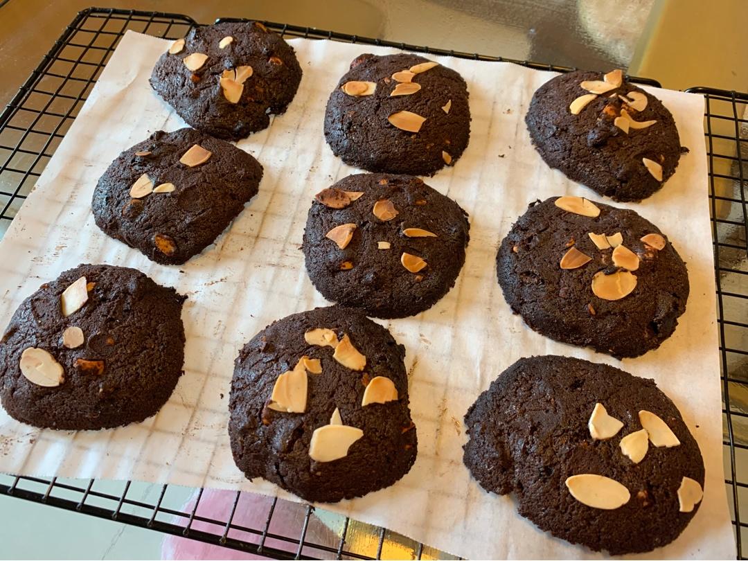 【生酮】海盐亚麻籽巧克力大曲奇