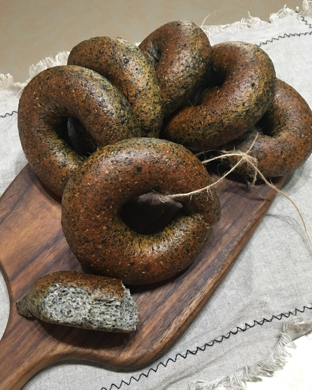 芝麻贝果（咸）