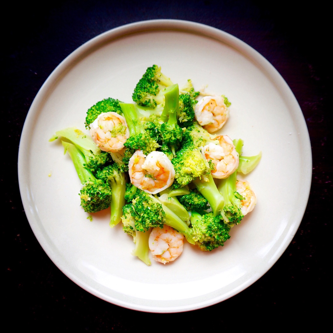 你好nihao做的西兰花炒虾仁