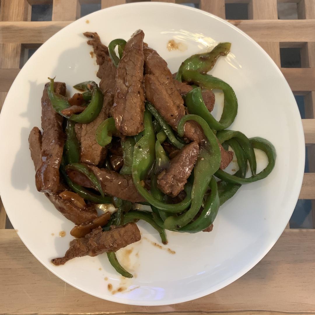 杭椒牛柳黑椒牛柳 终于找到炒出嫩牛肉的办法了 肉片肉丝都适用