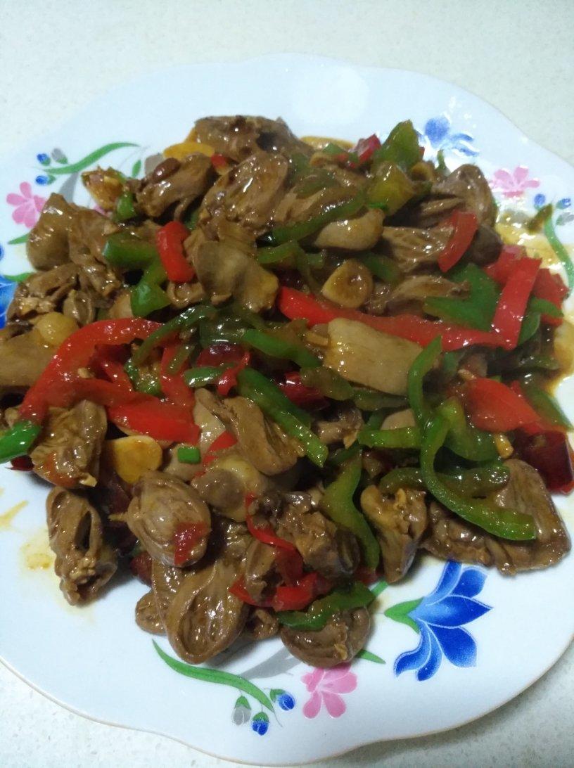 爆炒孜然鸡心