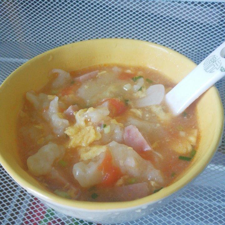 西红柿疙瘩汤