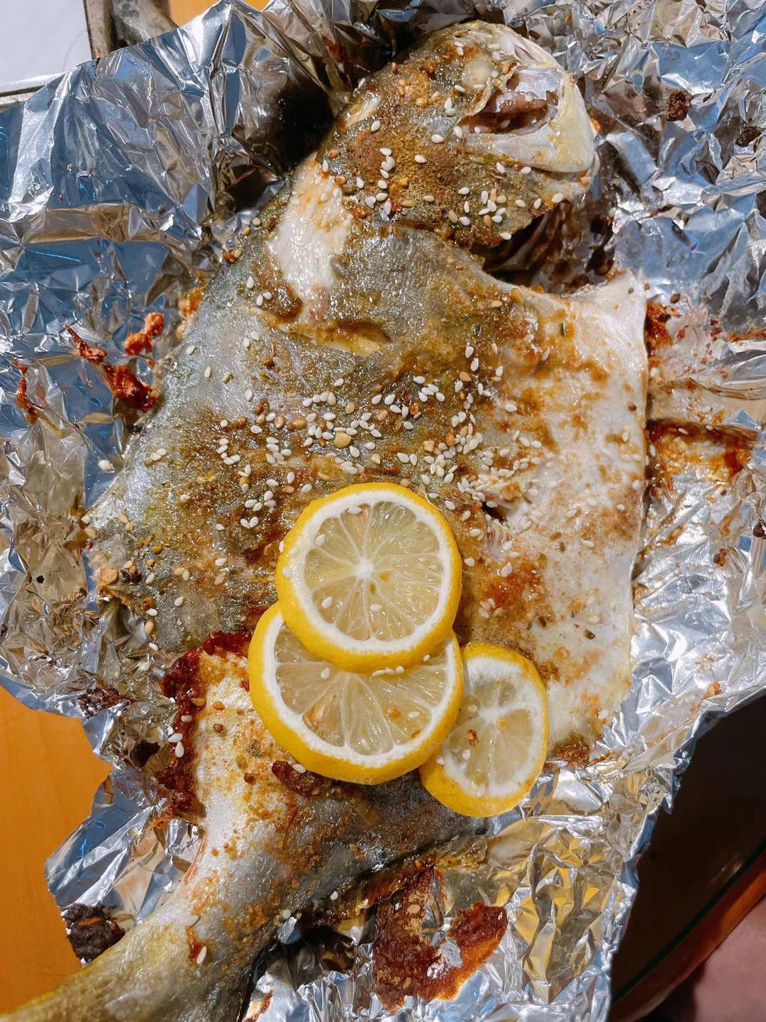 空气炸锅版烤鲳鱼