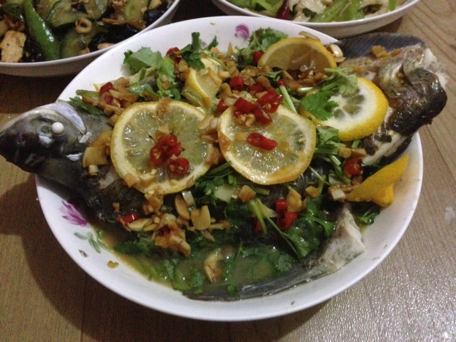 泰式青柠檬蒸鱼