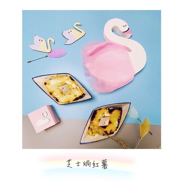 健康无油芝士焗红薯