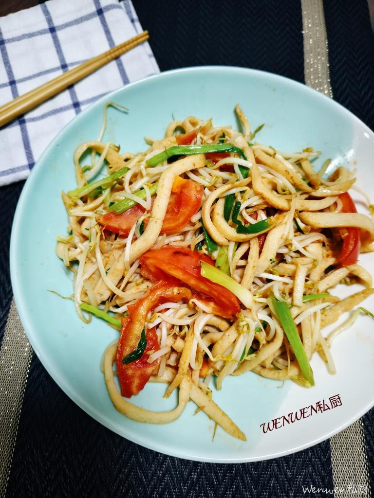豆芽炒鱼面之~家常菜系列