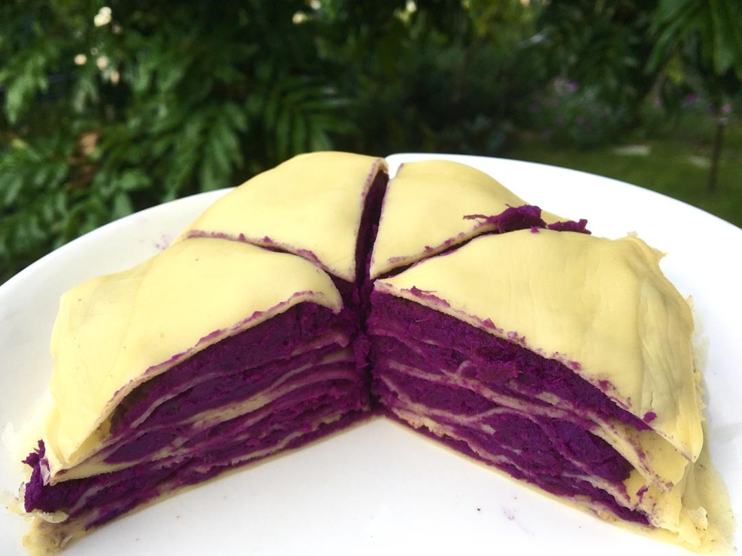紫薯千层蛋糕