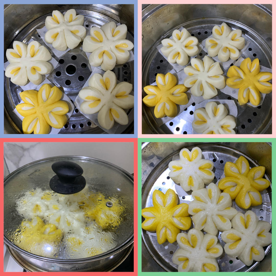 南瓜花样馒头