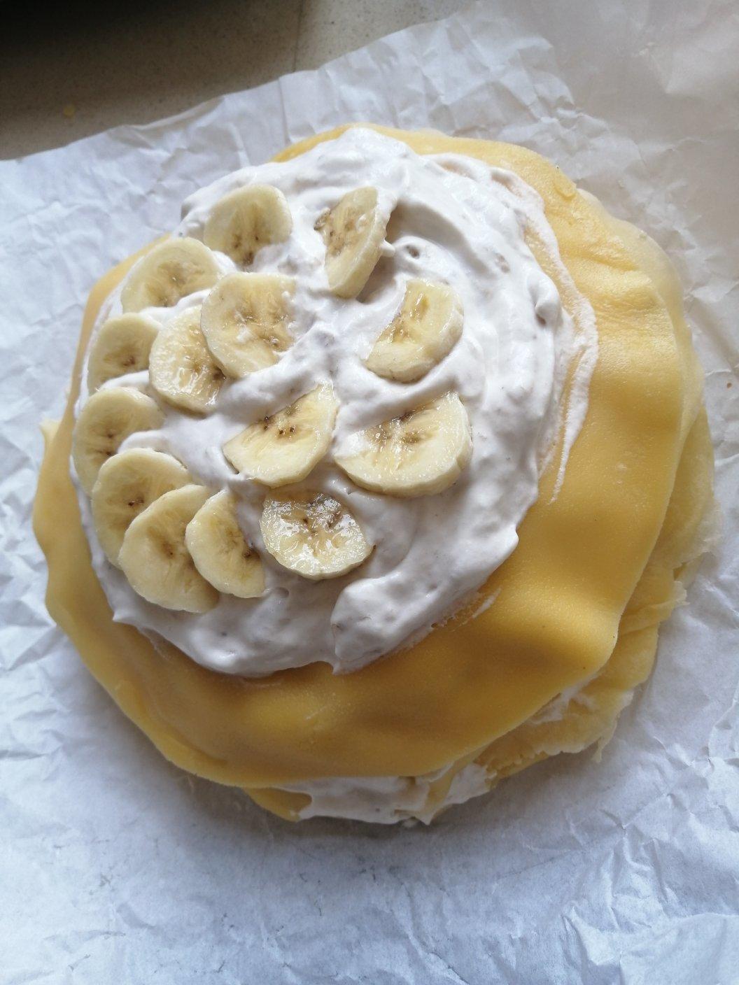 【香蕉奶油千层蛋糕图片】昧丫_下厨房